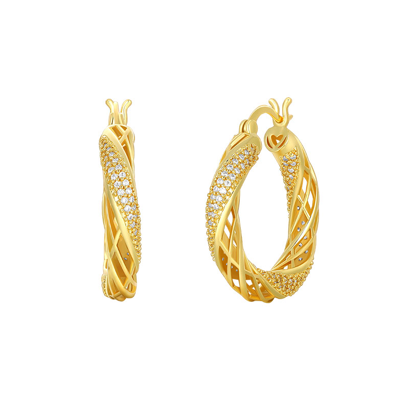 Custom Production of Brass Gold-Plated Luxury Jewelry